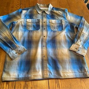 Lake & Trail men’s long sleeve shirt Large